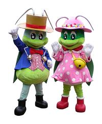 すずむしの里松川村マスコットキャラクターりん太、リンリン