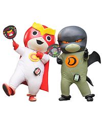 キャラ丸くんとドク丸くん