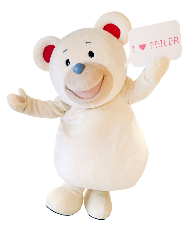 フェイラー公式キャラクター　FEILER Bear リーベくん