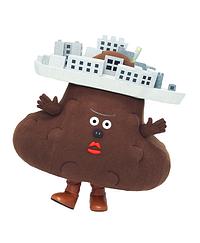 軍艦島のガンショーくん