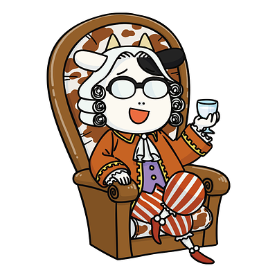 百姓貴族の「牛」の画像