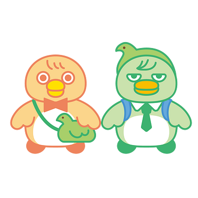 アビィとリティーの画像