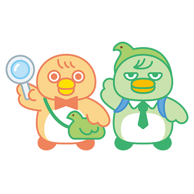 アビィとリティーの画像